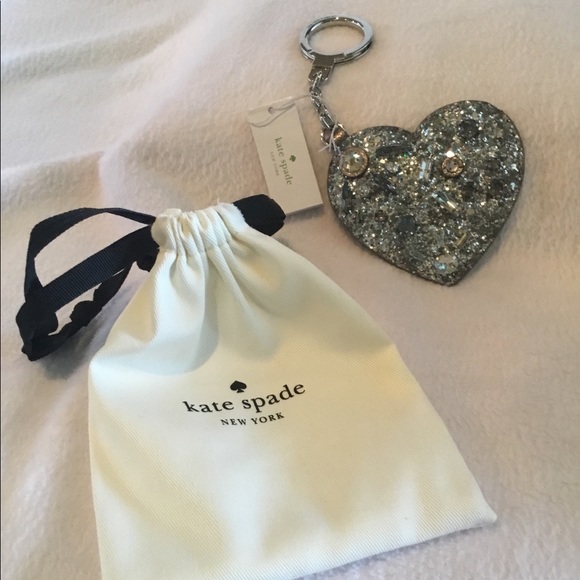 kate spade Accessories - Kate Spade Heart Key Chain FINAL MARKDOWN 👀